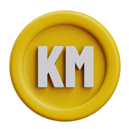 Bosnia and Herzegovina Convertible Mark  3D Icon