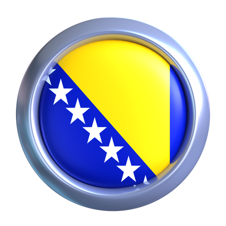 Bosnia and Herzegovina Emblem  3D Icon
