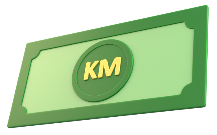 Bosnia Herzegovina Convertible Mark Money  3D Icon