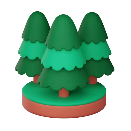 Bosque  3D Icon