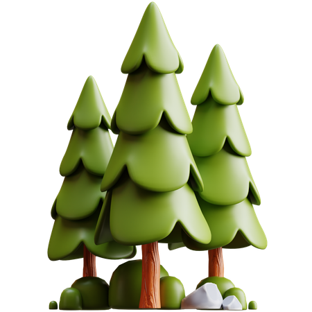 Bosque  3D Icon