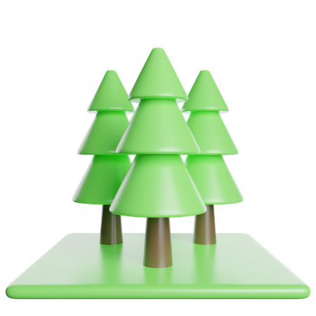 Bosque  3D Icon