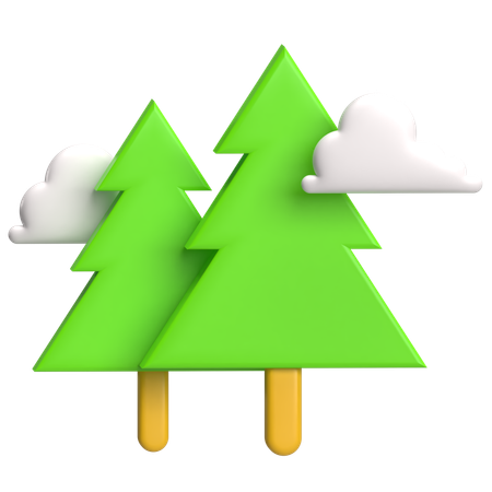 Bosque  3D Icon