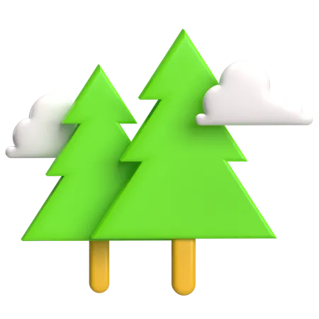 Bosque  3D Icon