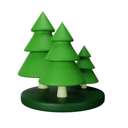 Bosque  3D Icon