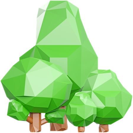 Bosque  3D Icon