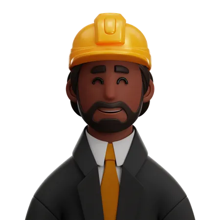 Boss Engineer  3D Icon