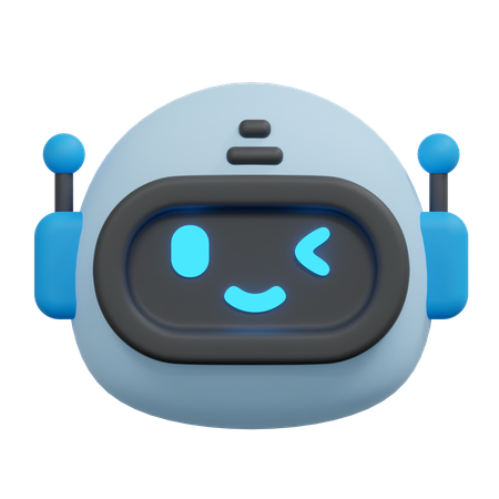 Bot  3D Icon
