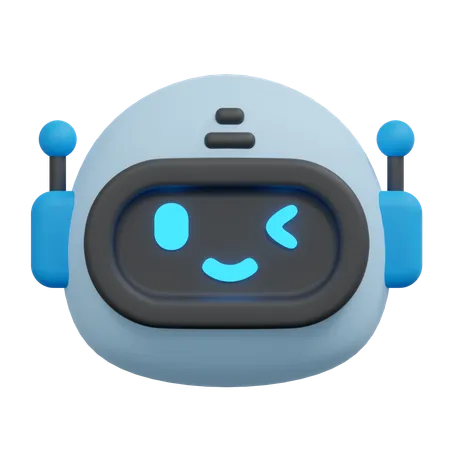 Illustration De Robot 3D Icon