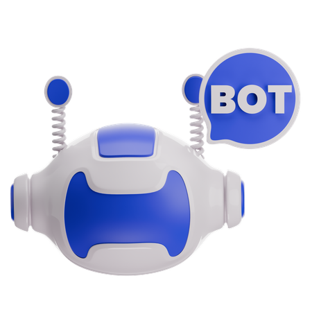 Bot  3D Icon