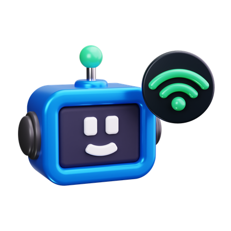 Bot  3D Icon