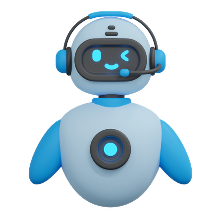 Bot  3D Icon