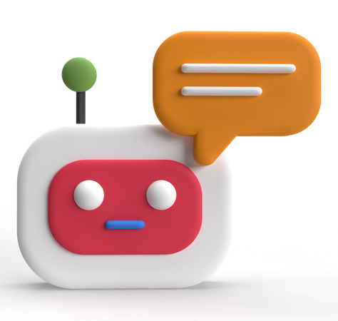 Bot  3D Icon