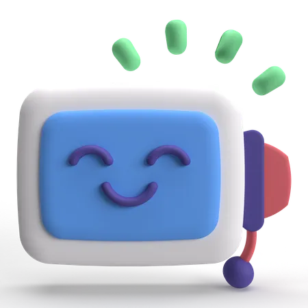 Bot  3D Icon