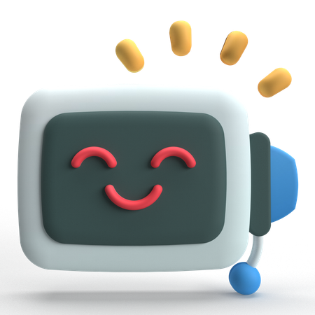 Bot  3D Icon
