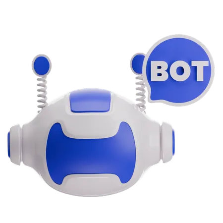 Bot  3D Icon