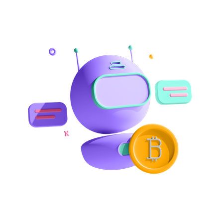 Bot  3D Icon