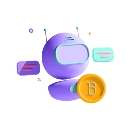 Bot  3D Illustration