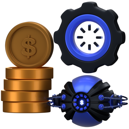 Bot Assistant  3D Icon