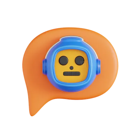 Bot Assistant  3D Icon