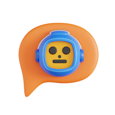 Bot-Assistent  3D Icon