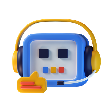Bot Chat  3D Icon