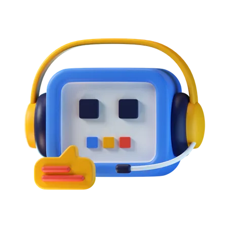 Bot Chat  3D Icon
