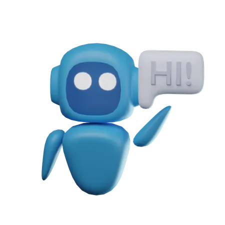 Bot Help 3D Icon