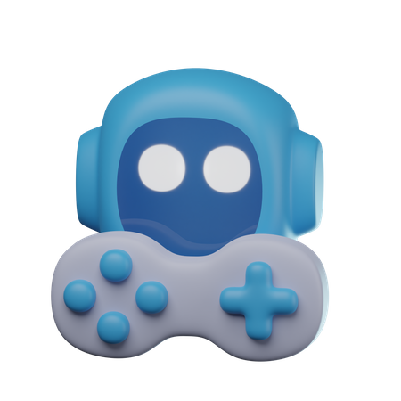 Bot de jogos  3D Icon