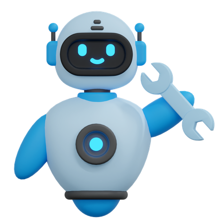 Bot maintenance  3D Icon