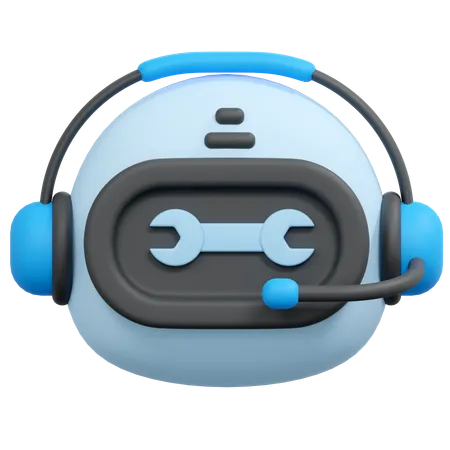 ボットメンテナンス  3D Icon