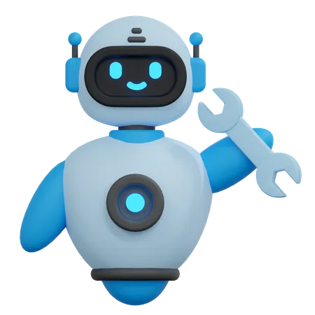 Bot maintenance  3D Icon