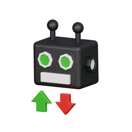 Bot Trading 3 D Icon 3D Icon