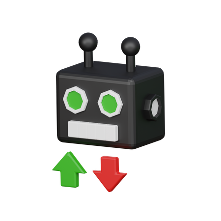 Bot Trading  3D Icon