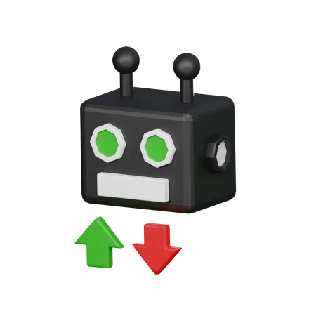 Bot Trading  3D Icon