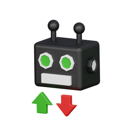 Bot Trading  3D Icon