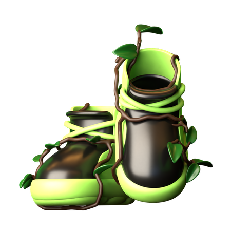 Bota de acampamento  3D Icon