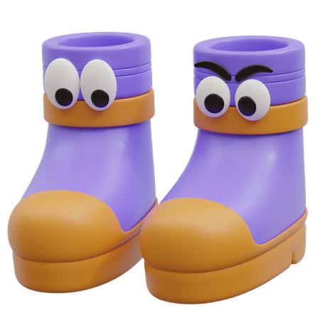 Bota de astronauta  3D Icon