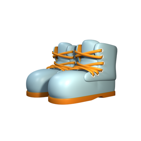 Bota de caminhada  3D Icon