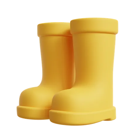 Bota de chuva  3D Icon