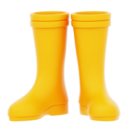 Bota de chuva  3D Icon