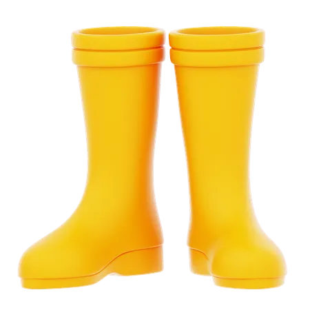 Bota de chuva  3D Icon