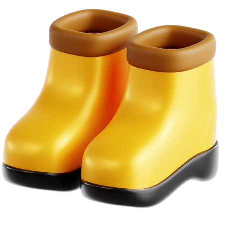 Bota de chuva  3D Icon