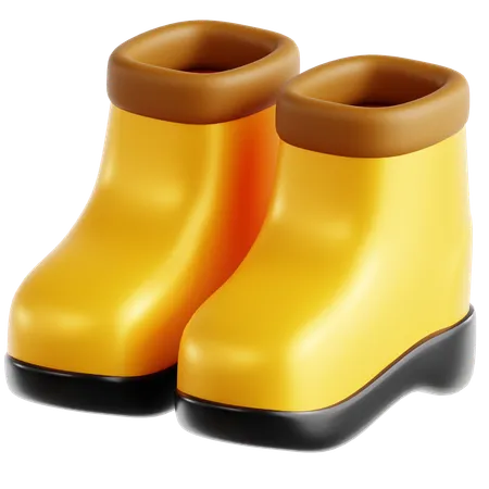 Bota de chuva  3D Icon