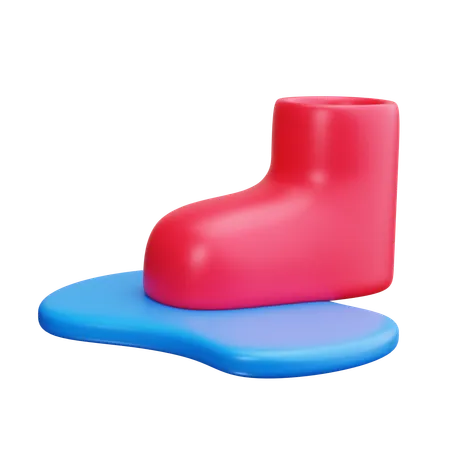 Bota de chuva  3D Icon