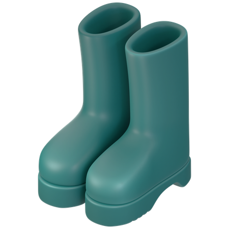 Bota de granjero  3D Icon