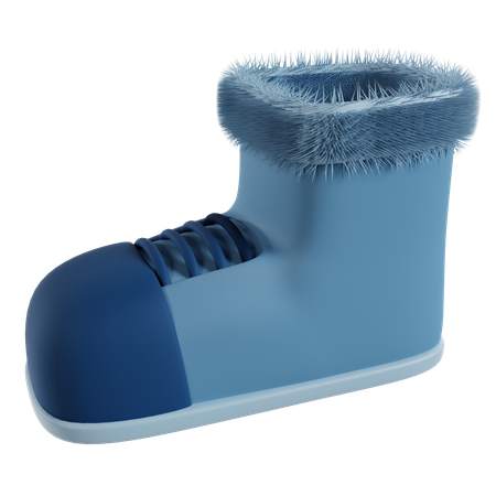 Bota de inverno gelada  3D Icon