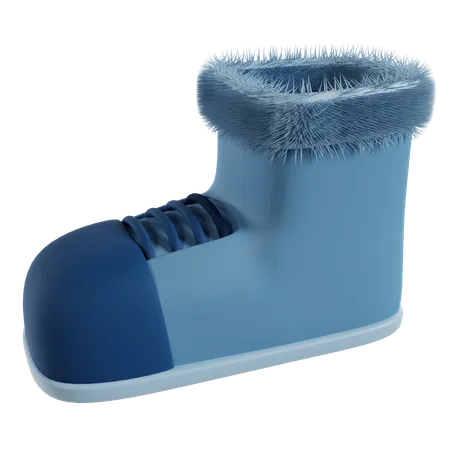 Bota de inverno gelada  3D Icon