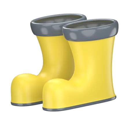 Bota de jardim  3D Icon