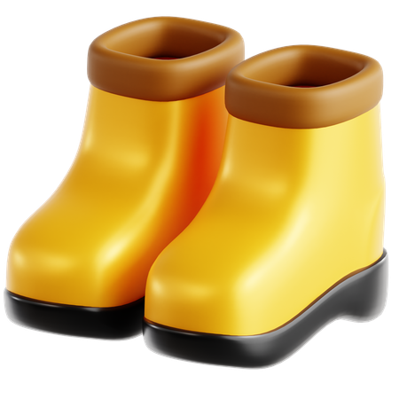 Bota de lluvia  3D Icon